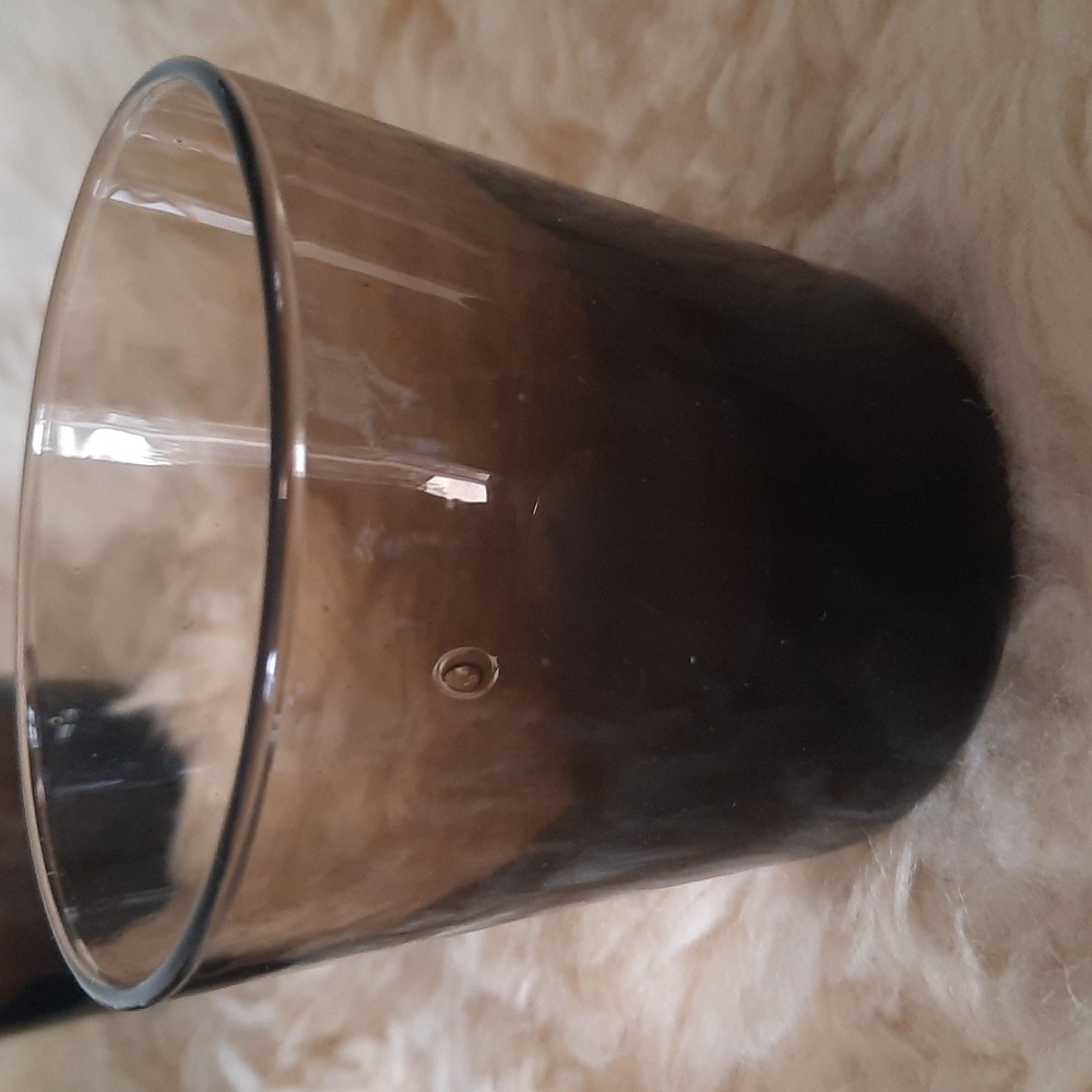 Vintage Italian Handmade Smokey Brown Shot Glasses set of 4